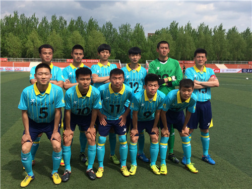伟德官网荣获2013-2014“特步”中国大学生足球联赛北区决赛第七名